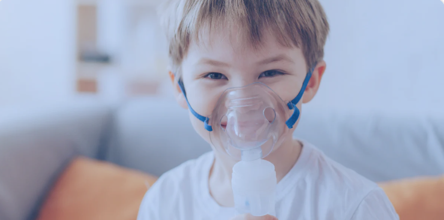 Nebulization of Child